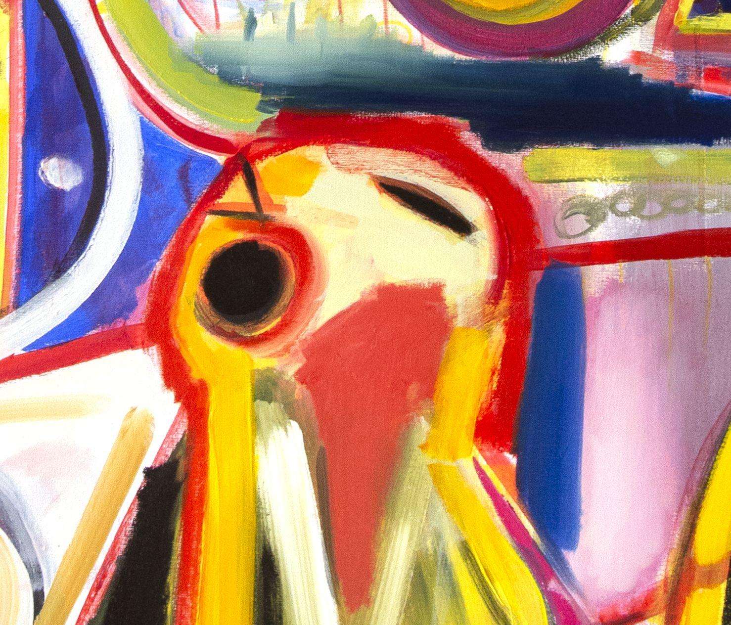 IItaly inspirations, semi- abstract oil painting, Painting, Oil on Canvas 2