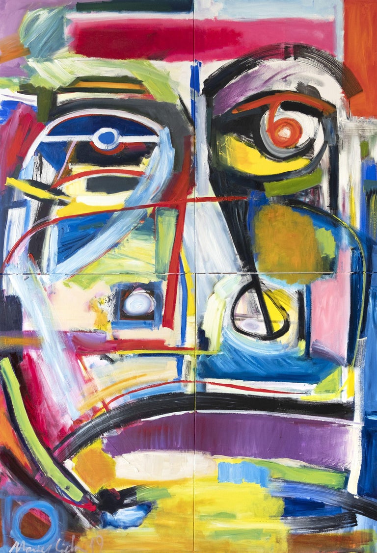 Maciej Ciesla The Archetype Big Abstract Portrait Modern Art