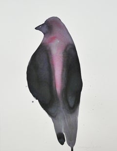 BIRD - Encre figurative contemporaine  Peinture, Nouveau Expressionnisme