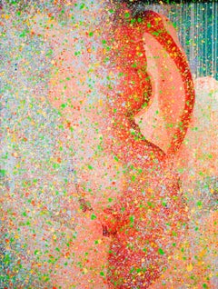 Female Nude 1 -  Large Format, Modern Figurative Oil Painting, New Expressionism