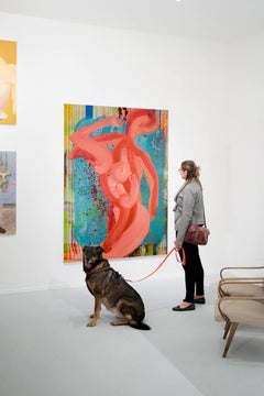 Desnudo femenino 2 -  Gran Formato, Óleo Figurativo Moderno, Nuevo Expresionismo