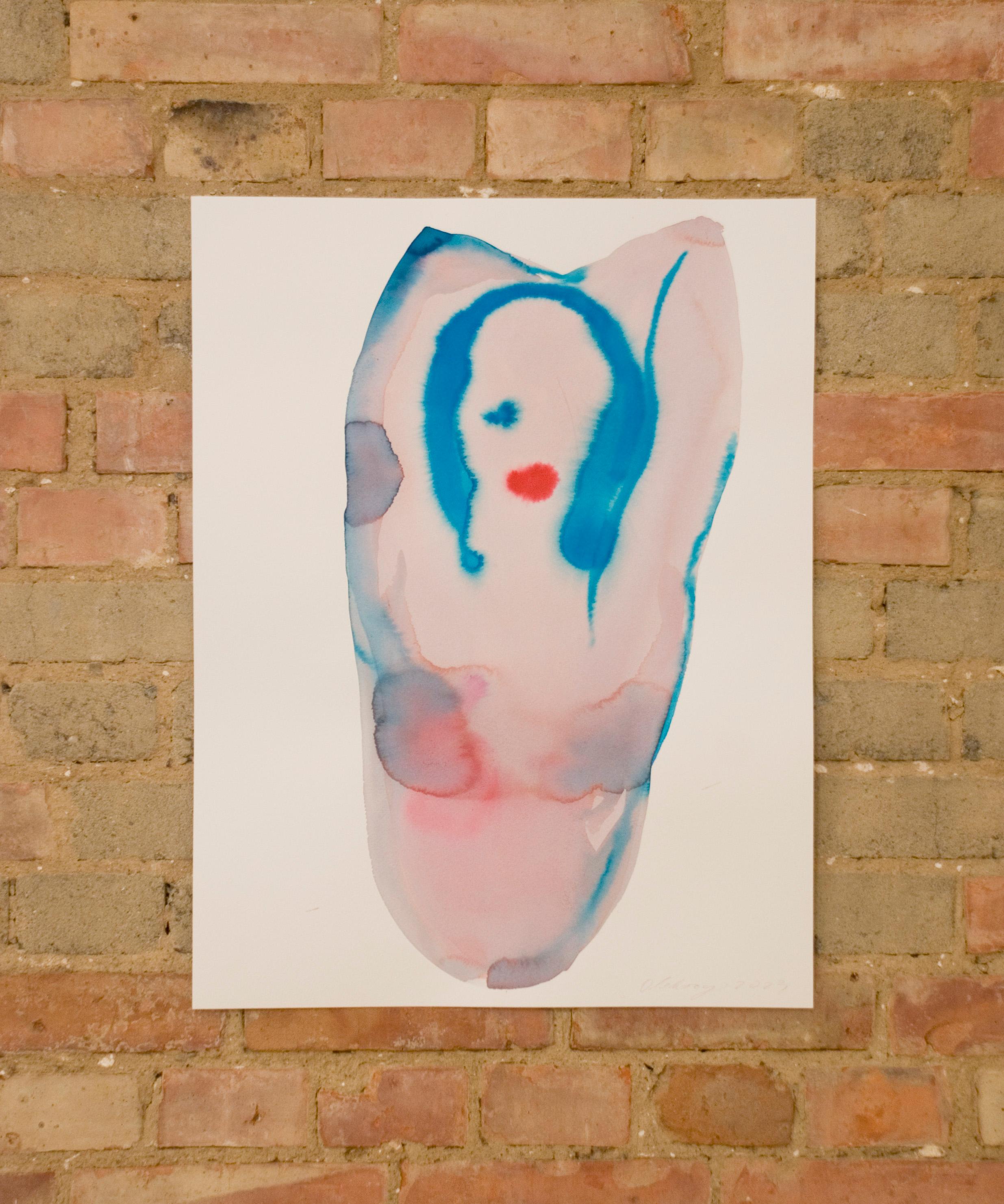 Desnudo femenino  - Tinta figurativa contemporánea  Pintura, Nuevo Expresionismo 3