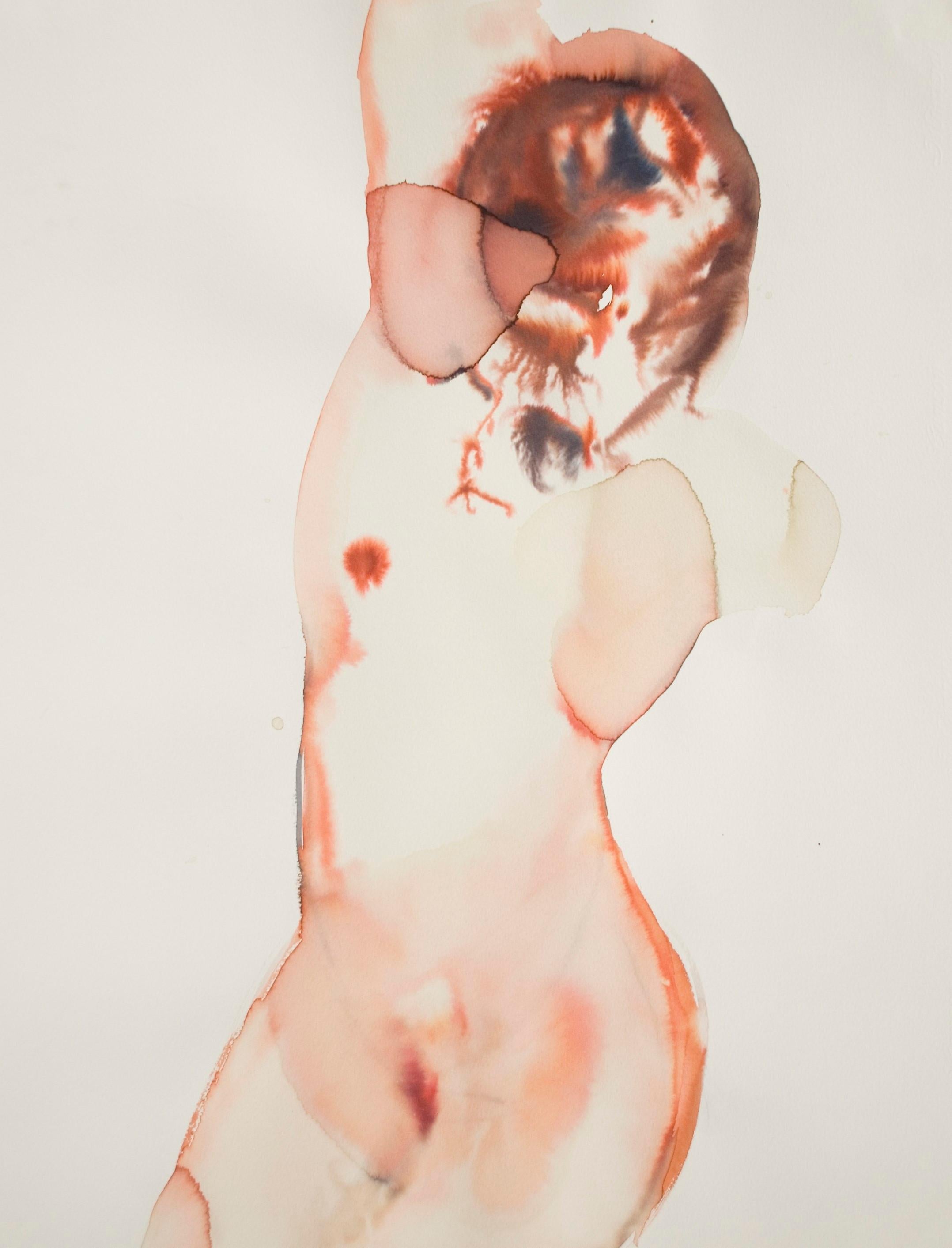 Nude Painting Maciej Olekszy - Nu féminin - Peinture figurative contemporaine, Nouveau Expressionnisme