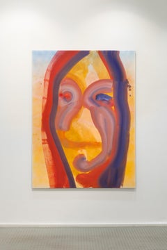 Melancholy  -  Large Format, Modern Figurative Oil Painting, New Expressionism