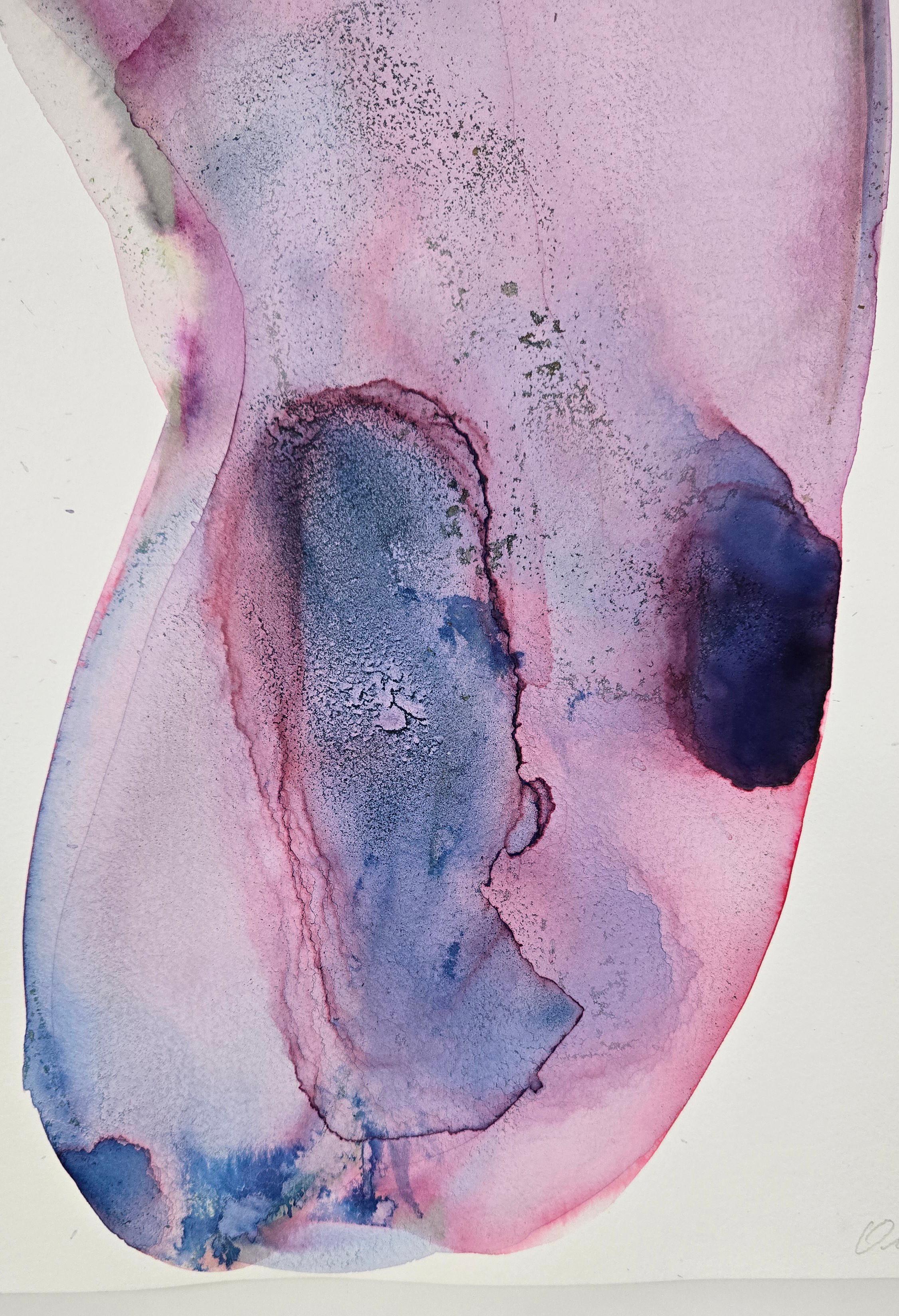 NUDE 02, 2022  -  Contemporary Figurative Ink  Painting, New Expressionism en venta 4