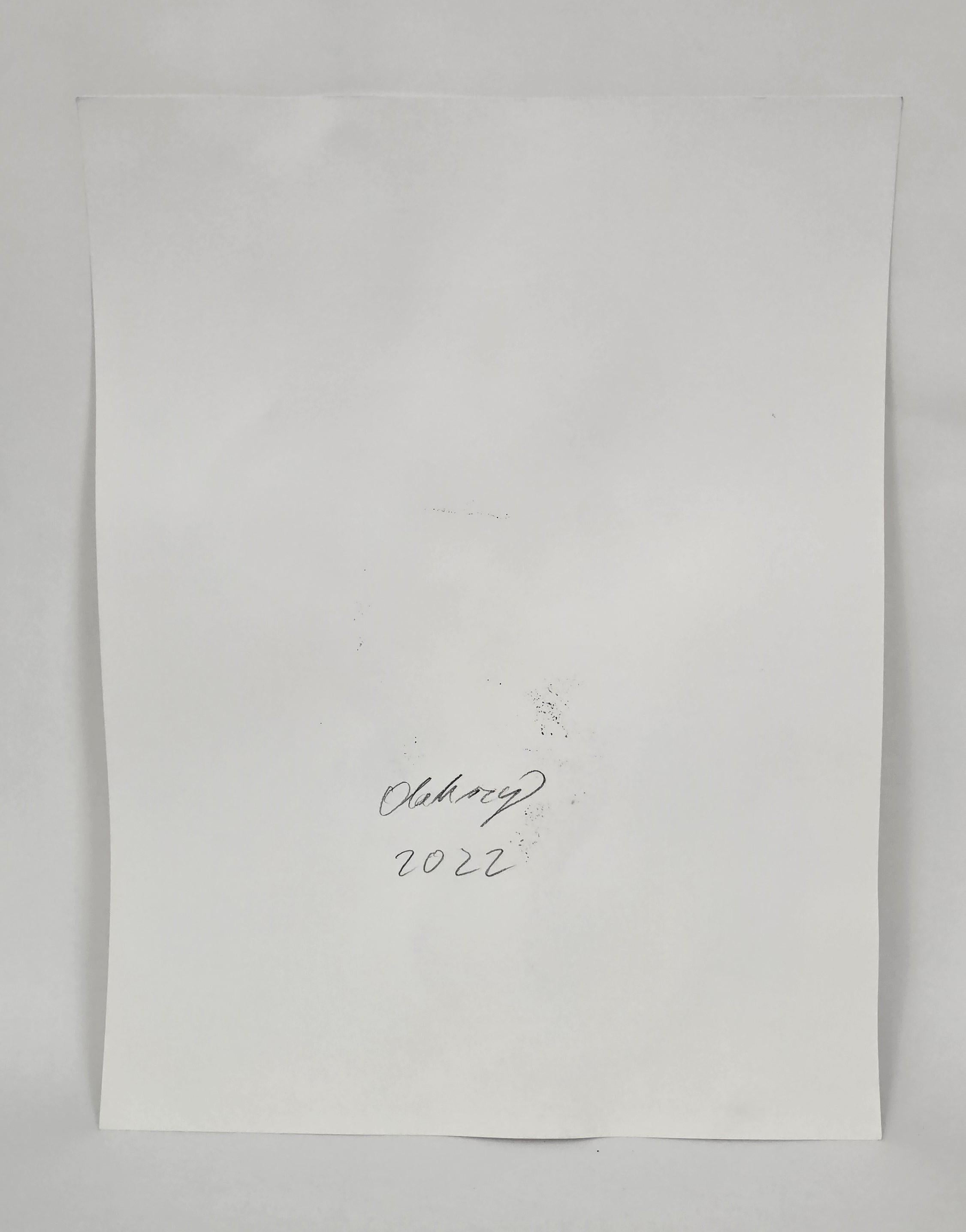 NUDE 03, 2022  -  Contemporary Figurative Ink  Painting, New Expressionism en venta 4