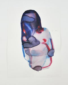 NUDE - Contemporary Figurative Ink  Painting, New Expressionism