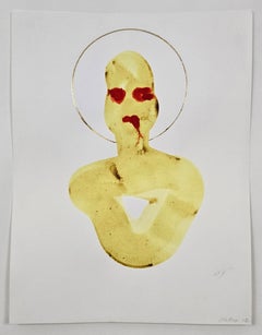 TORSO 02, 2022 - Inchiostro figurativo contemporaneo Pittura, Nuovo Espressionismo