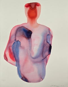 Torso 02 - Contemporary Figurative Ink Painting, New Expressionism
