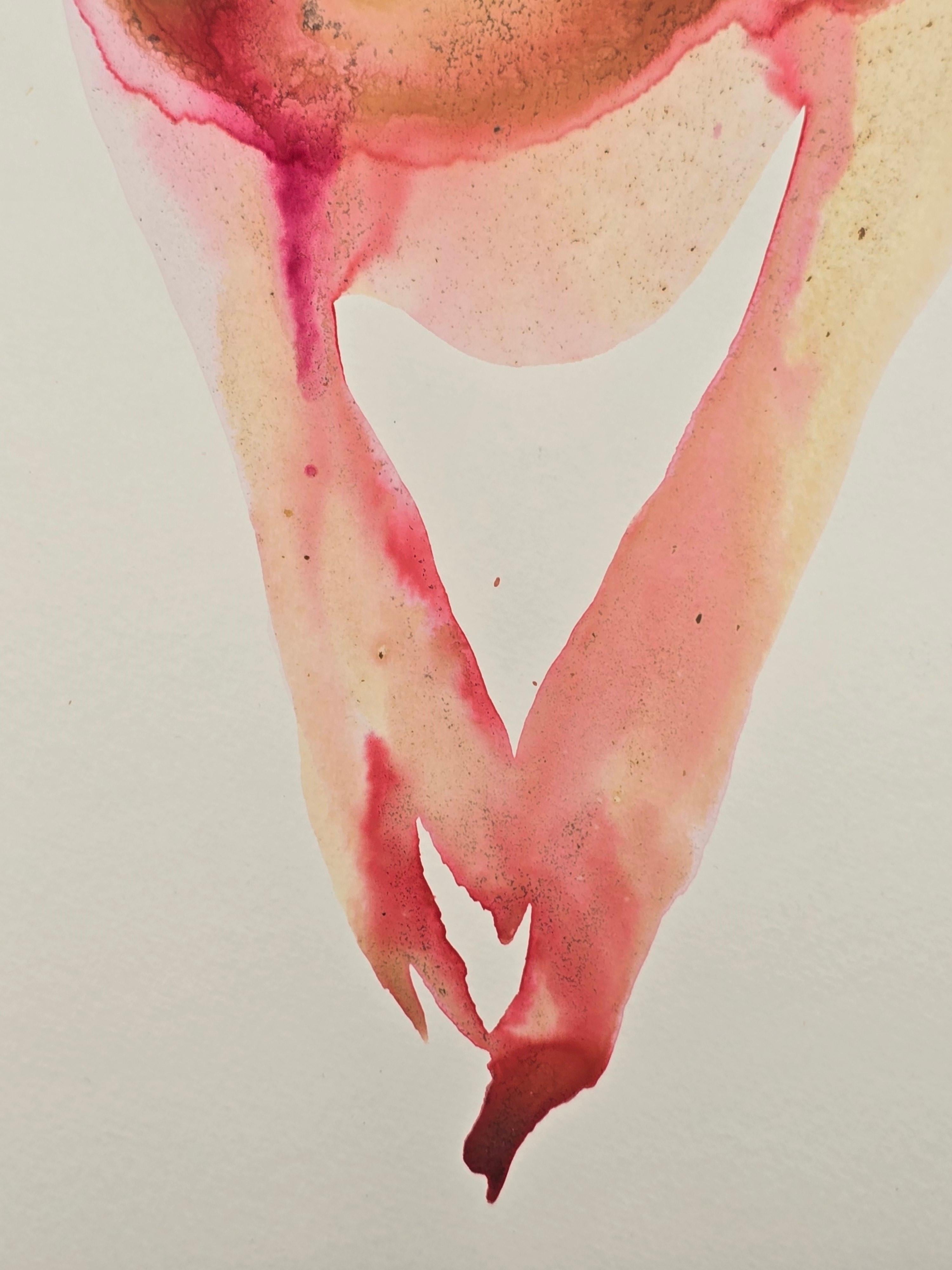 Torso 03 - Zeitgenössische figurative Tuschemalerei, Neuer Expressionismus im Angebot 8