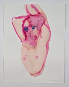 Torso 05 - Contemporary Figurative Ink Painting, New Expressionism