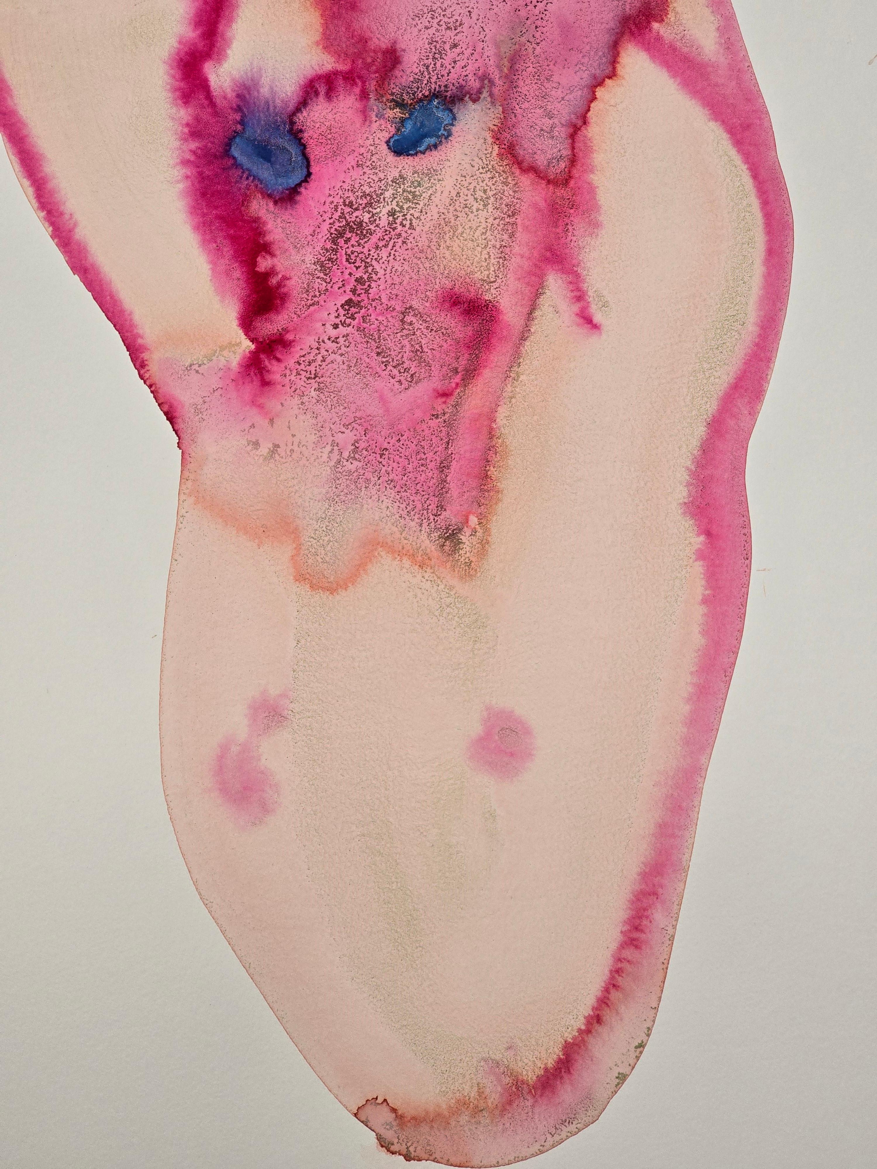 Torso 05 - Contemporary Figurative Ink Painting, New Expressionism For Sale 2