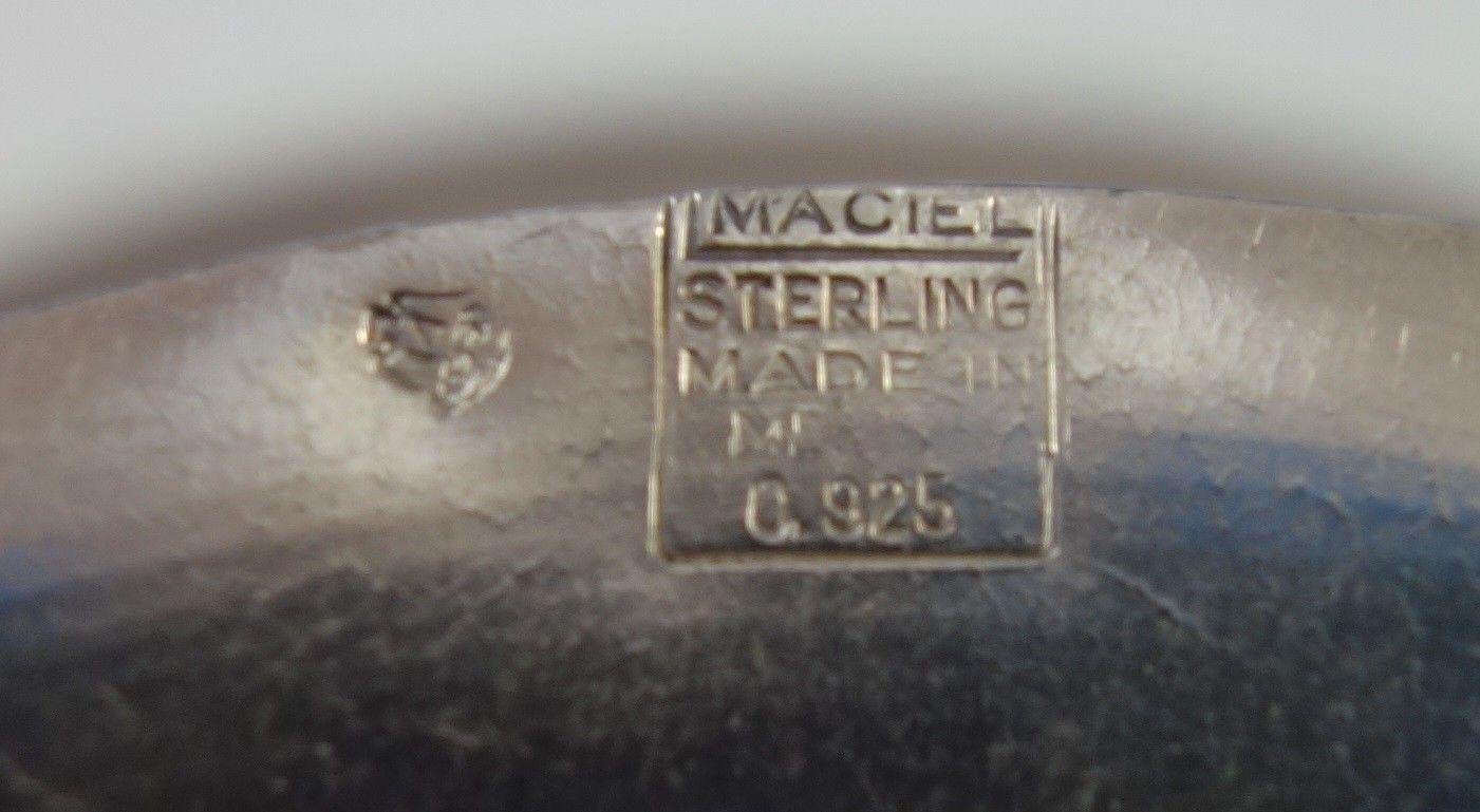 Maciel Mexican Mexico Sterling Silver Pedestal Compote or Centrepiece 1