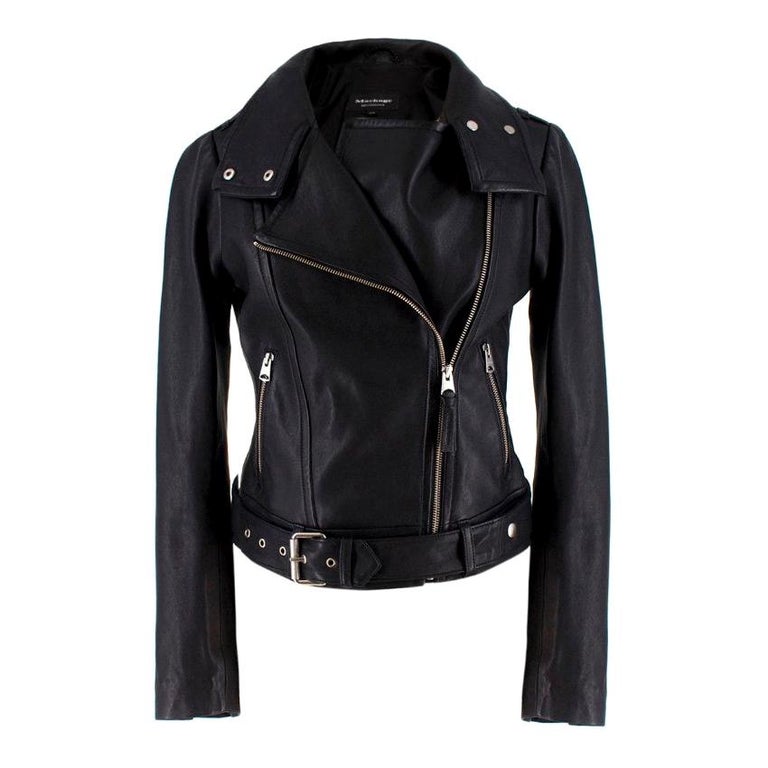 Mackage black leather jacket XS at 1stDibs | mackage leather jacket ...