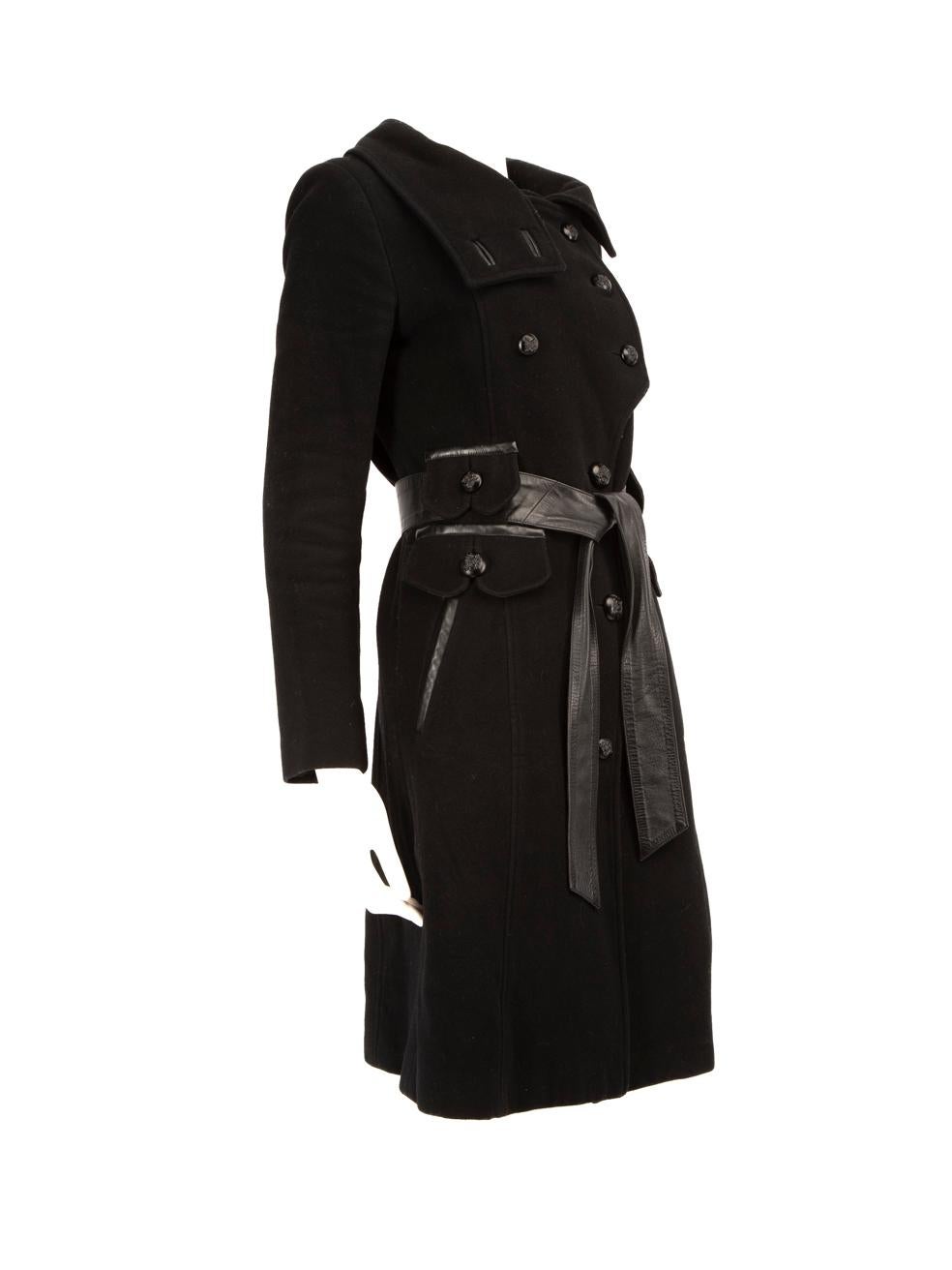 CONDITION is Good. General wear to jacket is evident. Moderate signs of wear, with discolouration at the armpits, on the neckline, and pilling on the interior lining of this used Mackage designer resale item.
 
 
 
 Details
 
 
 Black
 
 Wool
 
