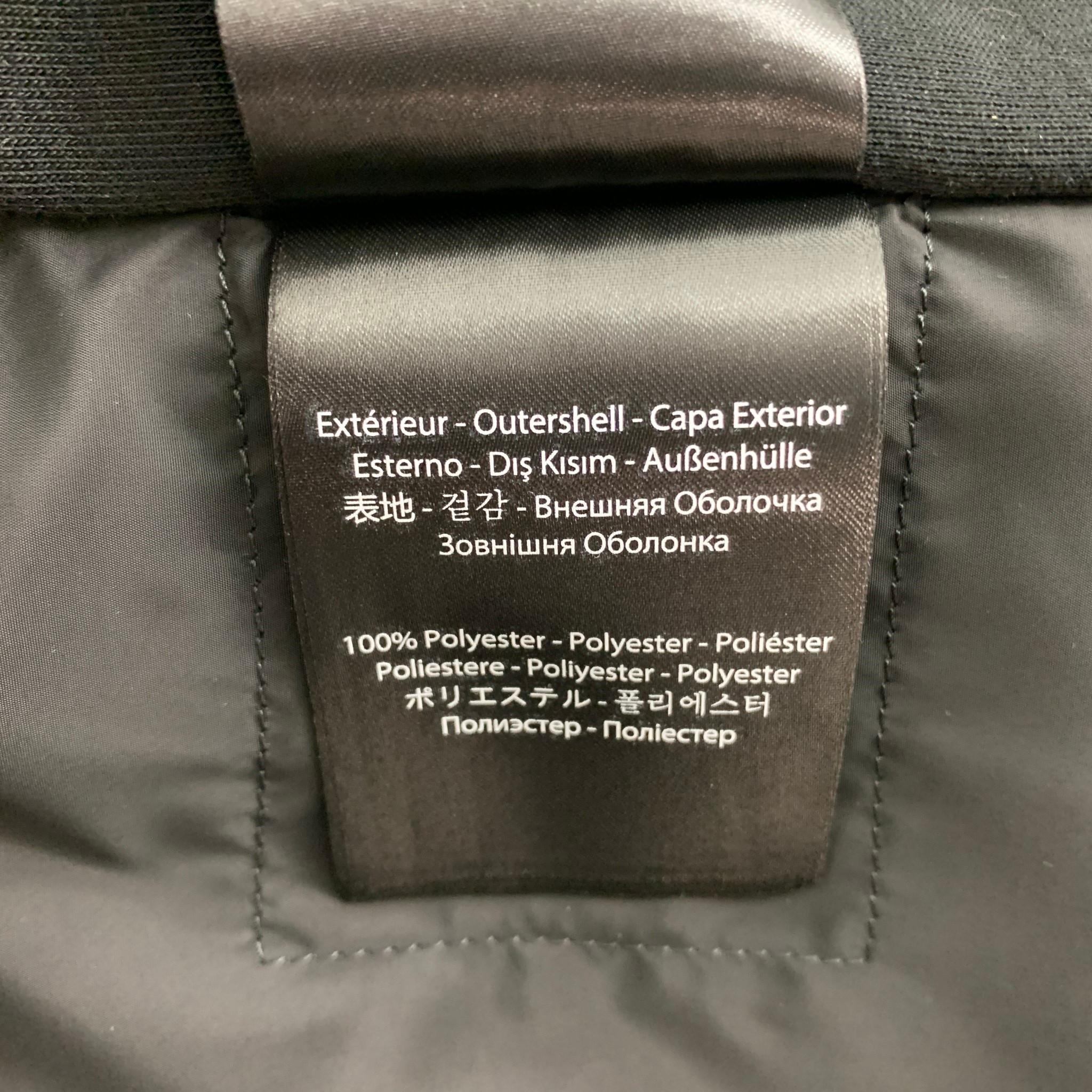 MACKAGE Size L Black Polyester Hoodie Jacket In Good Condition In San Francisco, CA