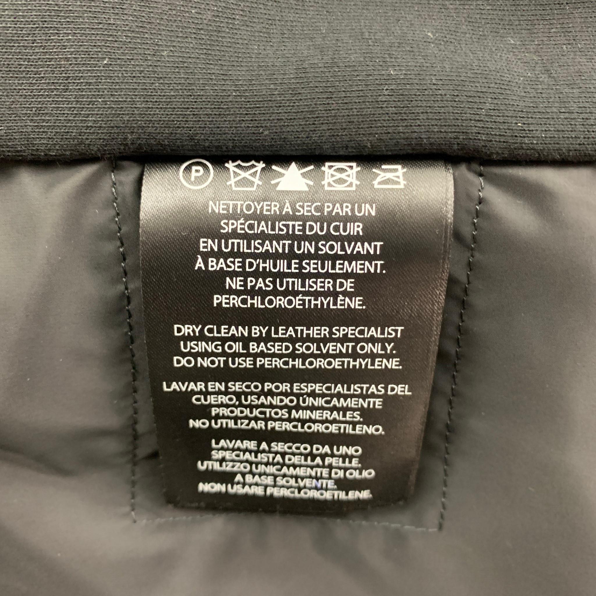 Men's MACKAGE Size L Black Polyester Hoodie Jacket