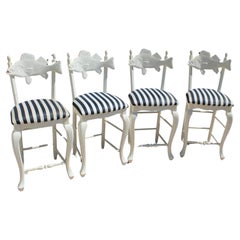 Sgabelli da bar Mackenzie Childs , Set di 4  Design/One di pesce