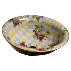 MacKenzie-Childs Floral Sink with Tiles