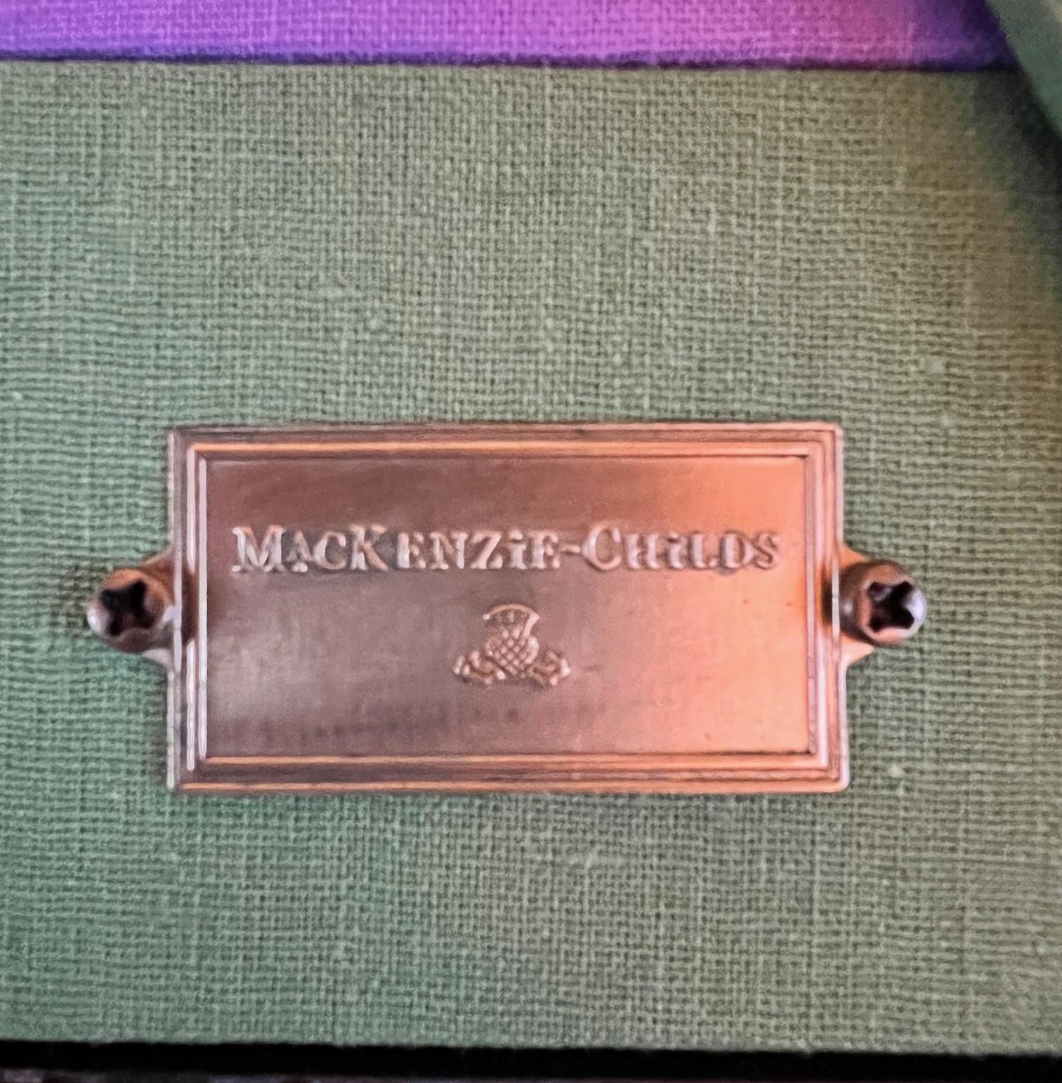 Mackenzie-Childs Flower Market Picture Frame in Discontinued Black Background In Good Condition For Sale In Morristown, NJ