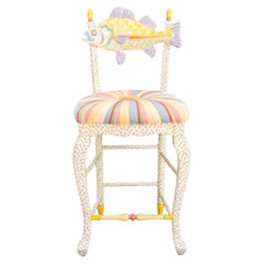 MacKenzie Childs Freckle Fish Bar Stool