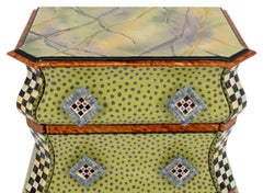 MacKenzie-Childs Hand Painted Decorated Chest of Drawers