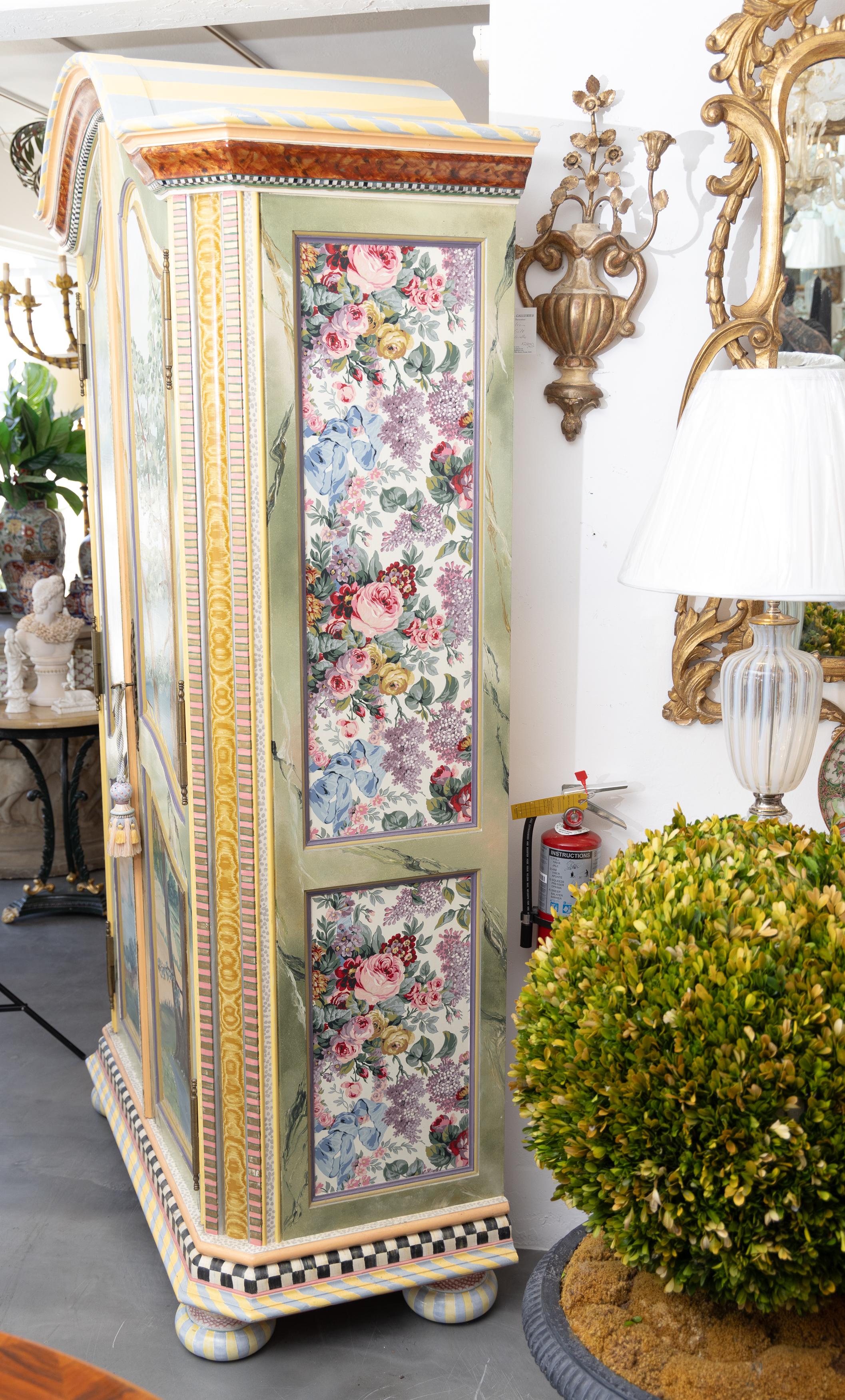 Mackenzie-Childs Hand-painted Wardrobe 2