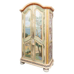 Mackenzie-Childs Hand-painted Wardrobe
