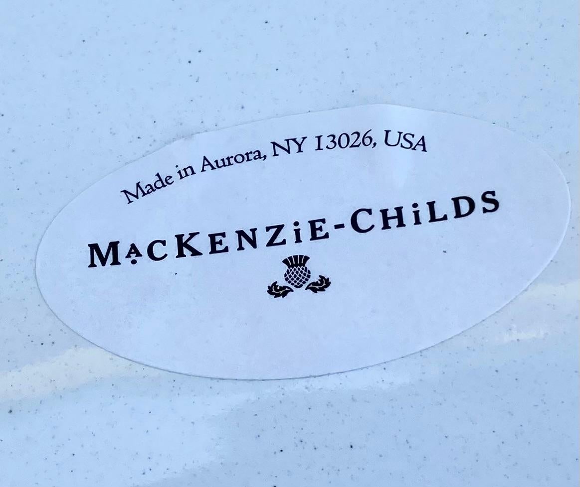 Lampada a sospensione scanalata Mackenzie Childs Painted Garden in vendita 4