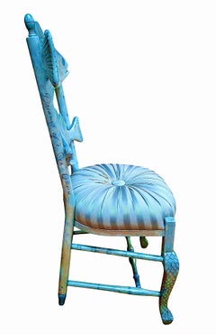 MacKenzie-Childs Pearlescent “Fantasy Fish” Accent Chair