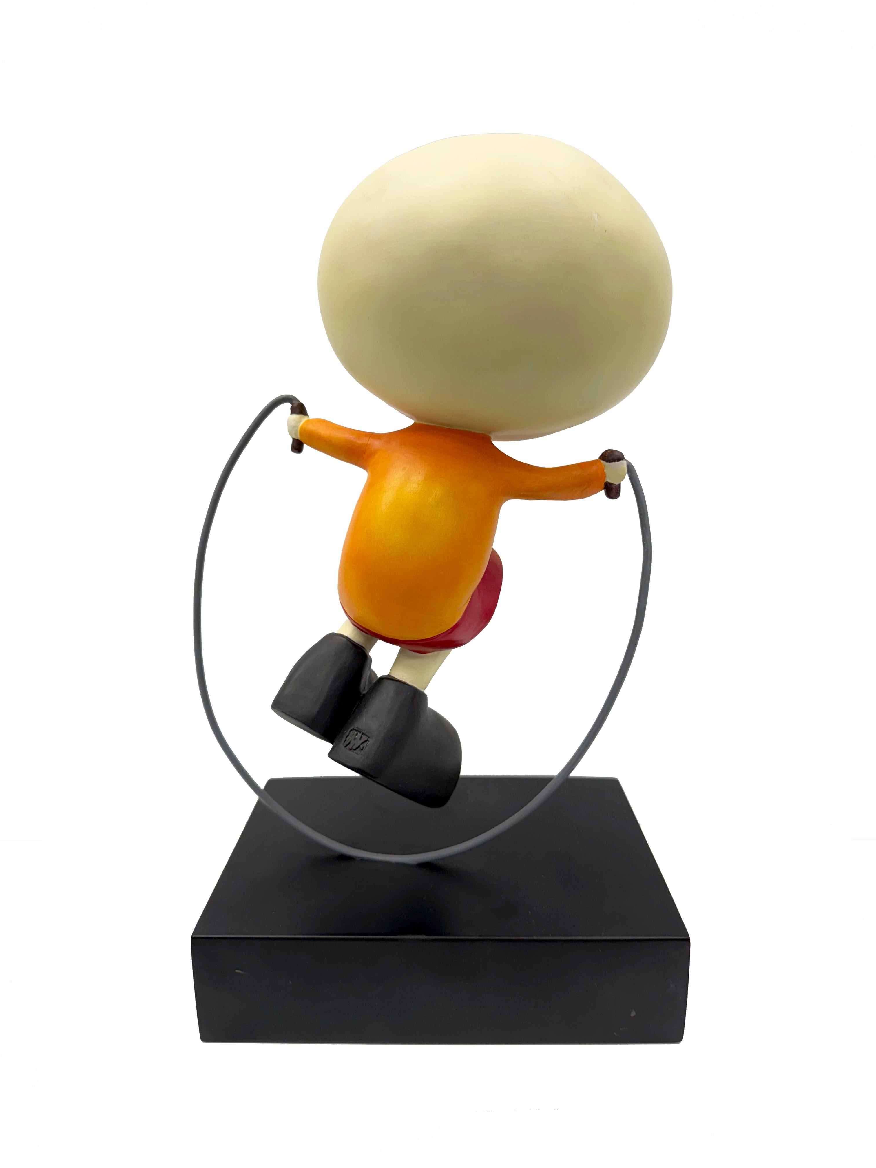 Skipping (cast resin sculpture) - Contemporary Sculpture by Mackenzie Thorpe