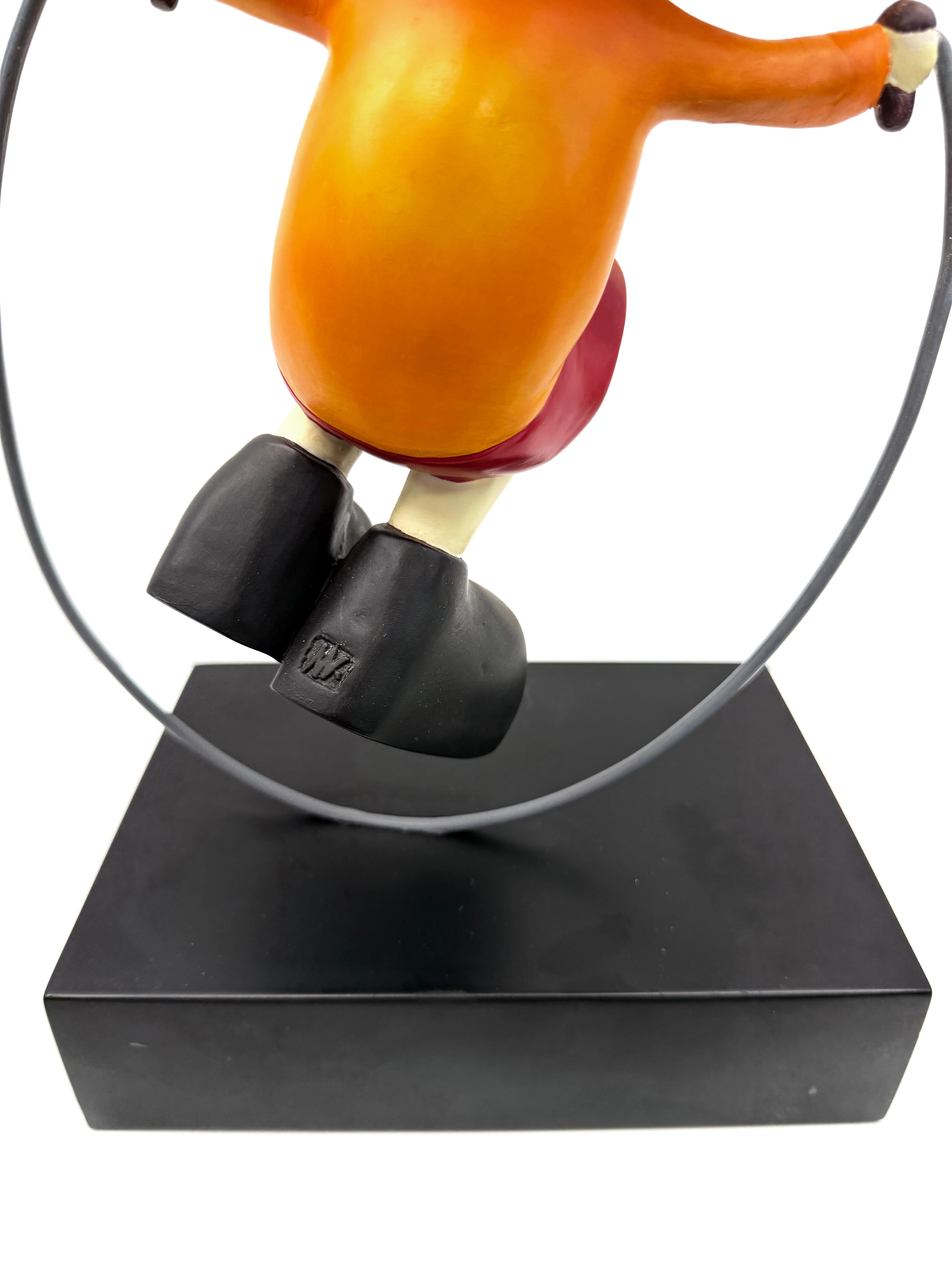 Cast resin sculpture.  Hand written AP 14/65 on the underside of the left shoe.  

Certificate of Authenticity is included. Please do not hesitate to ask us any further questions.  All reasonable offers will be considered.

About the Artist: