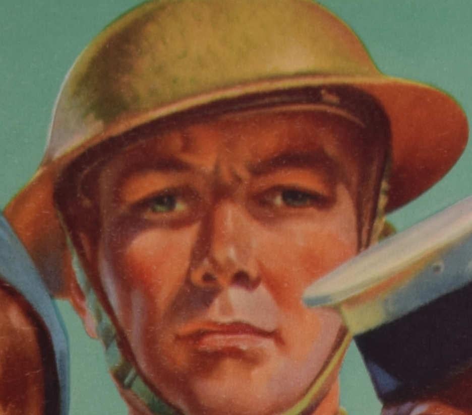 Back Up the Fighting Forces, cartel original de época - Print de Mackinley