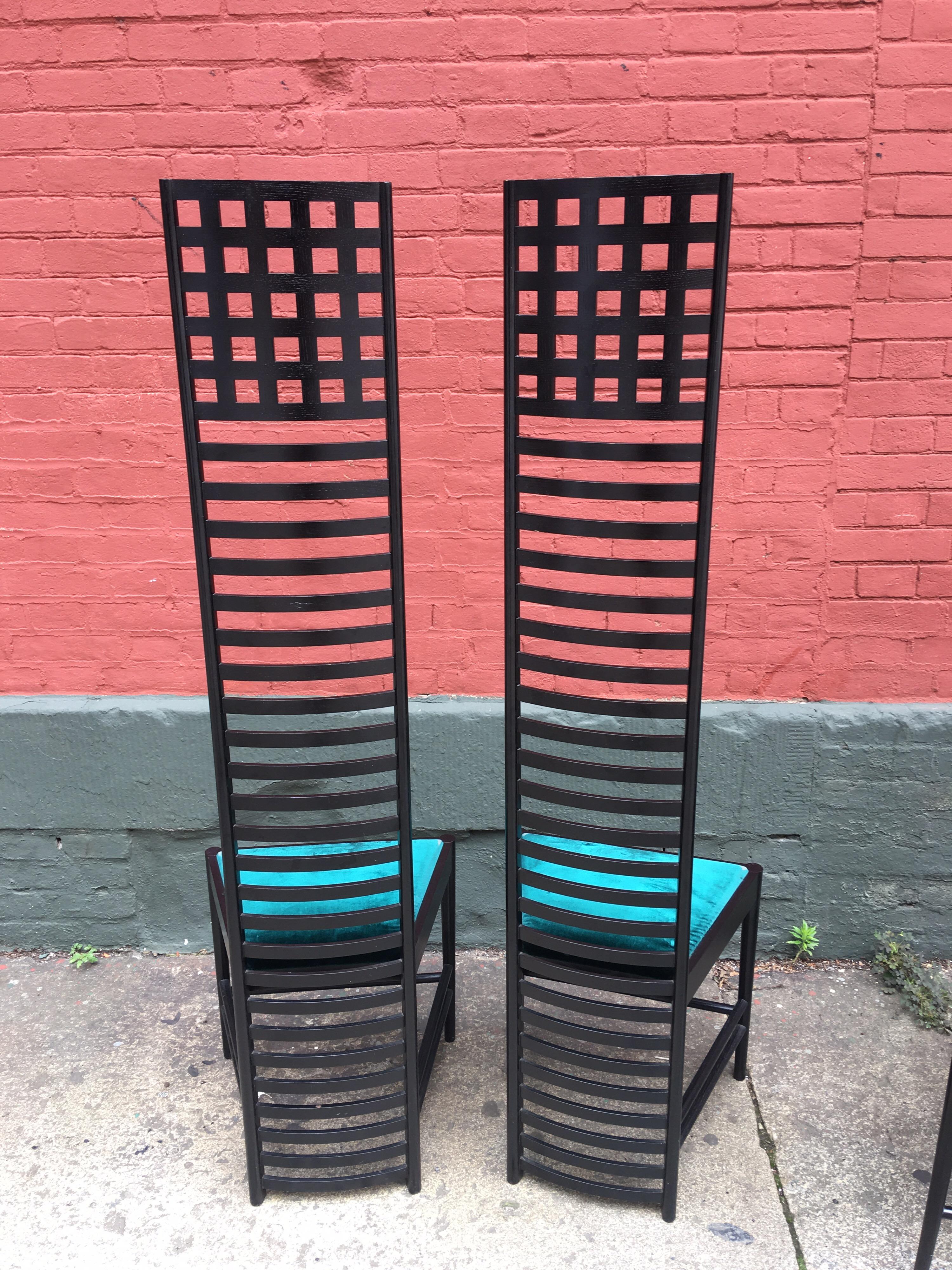 Arts and Crafts Mackintosh for Cassini 1, 2 or 3 Model 292 Hill House Chairs 3 LEFT!