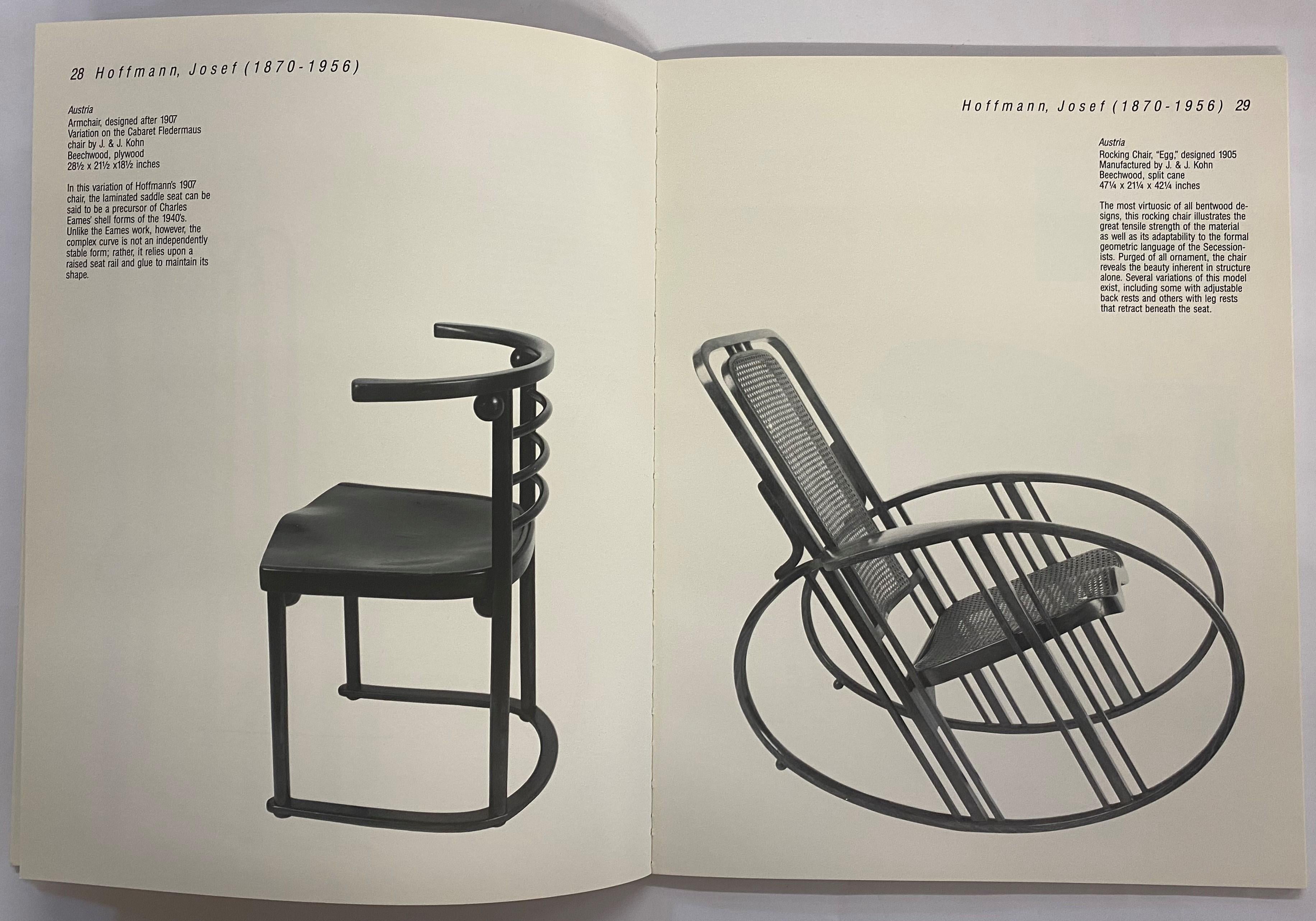 Mackintosh to Mollino: Fifty Years of Chair Design by Derek E. Ostergard (Book) For Sale 5