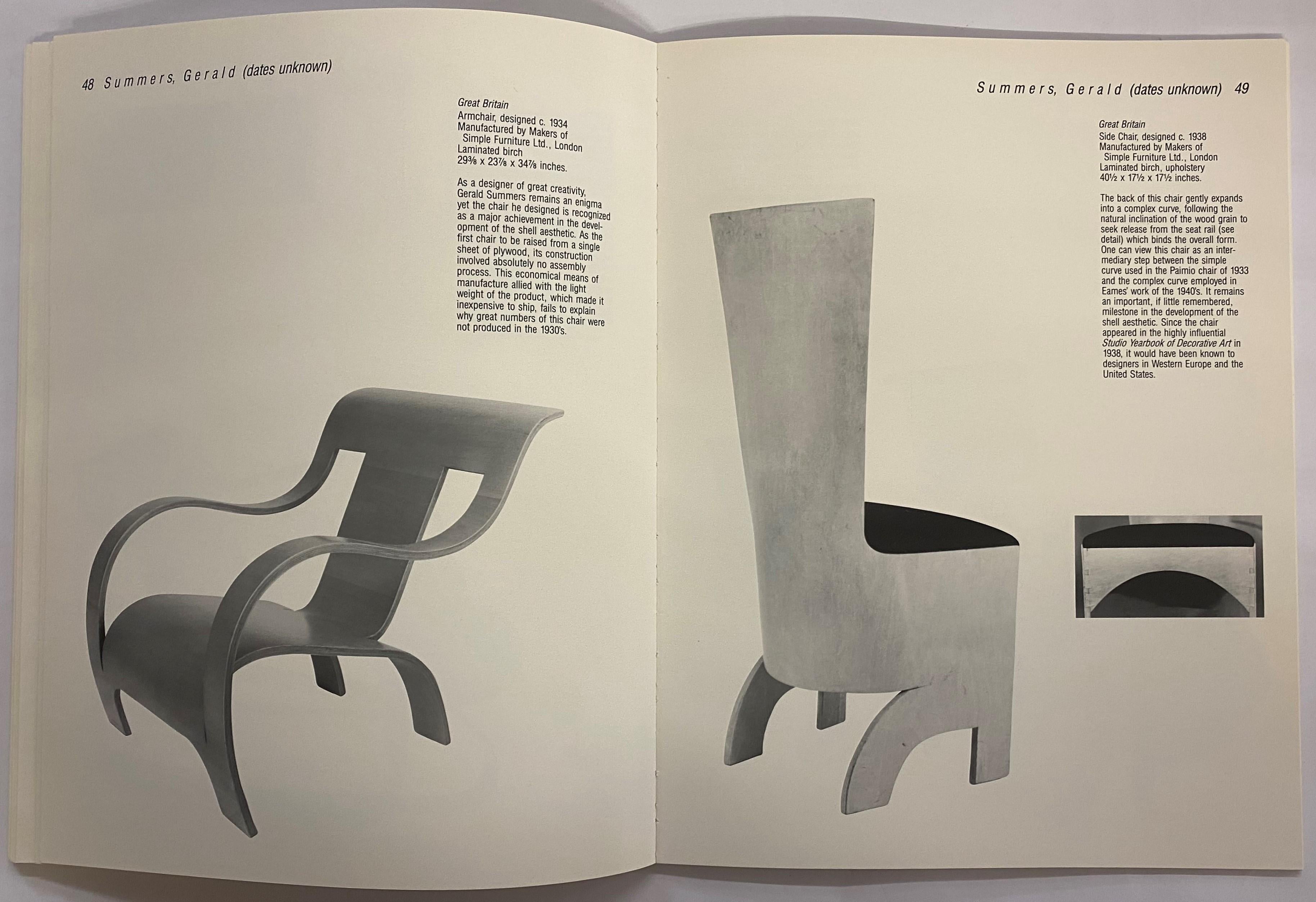 Mackintosh to Mollino: Fifty Years of Chair Design by Derek E. Ostergard (Book) For Sale 9