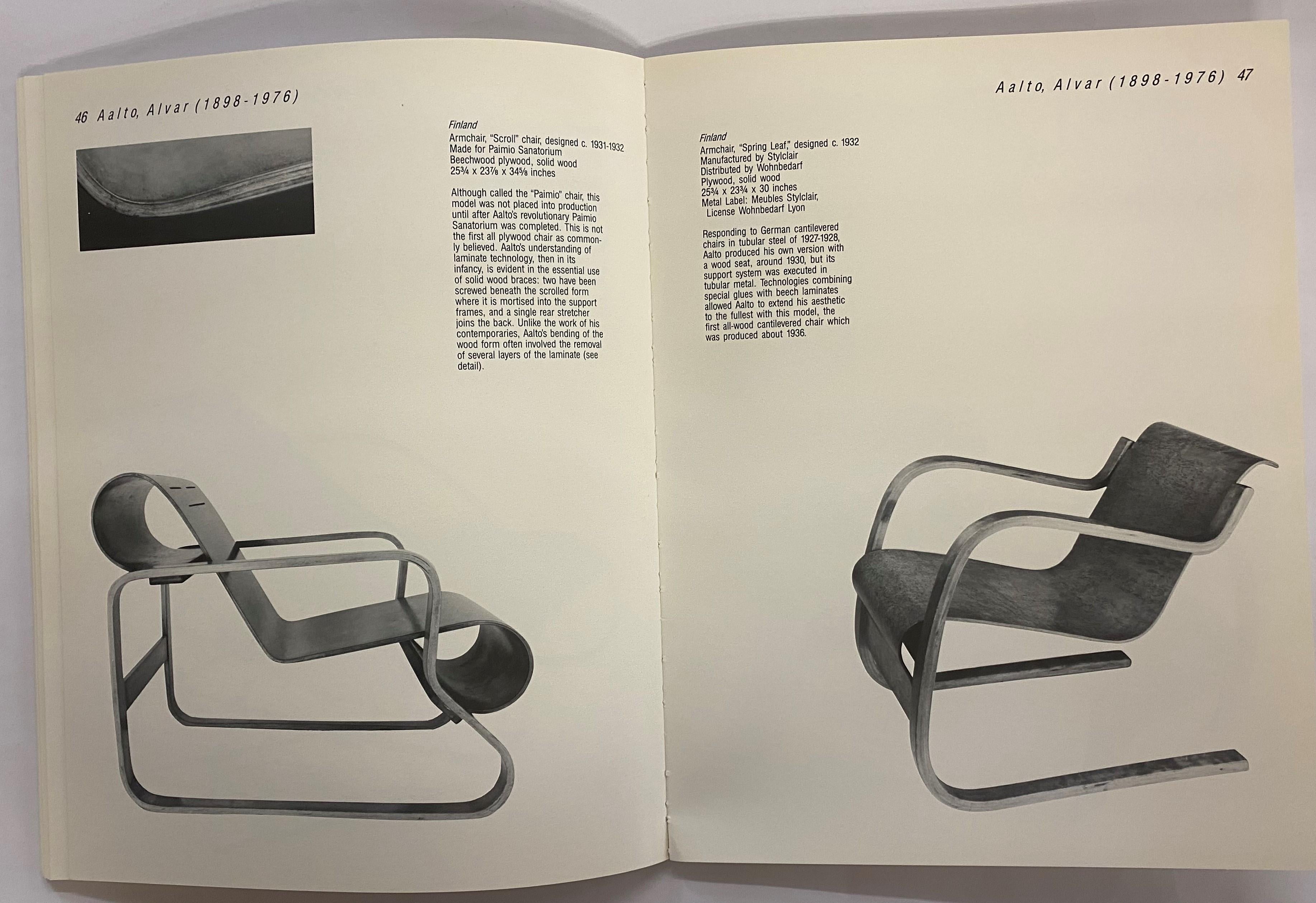 Mackintosh to Mollino: Fifty Years of Chair Design by Derek E. Ostergard (Book) For Sale 10