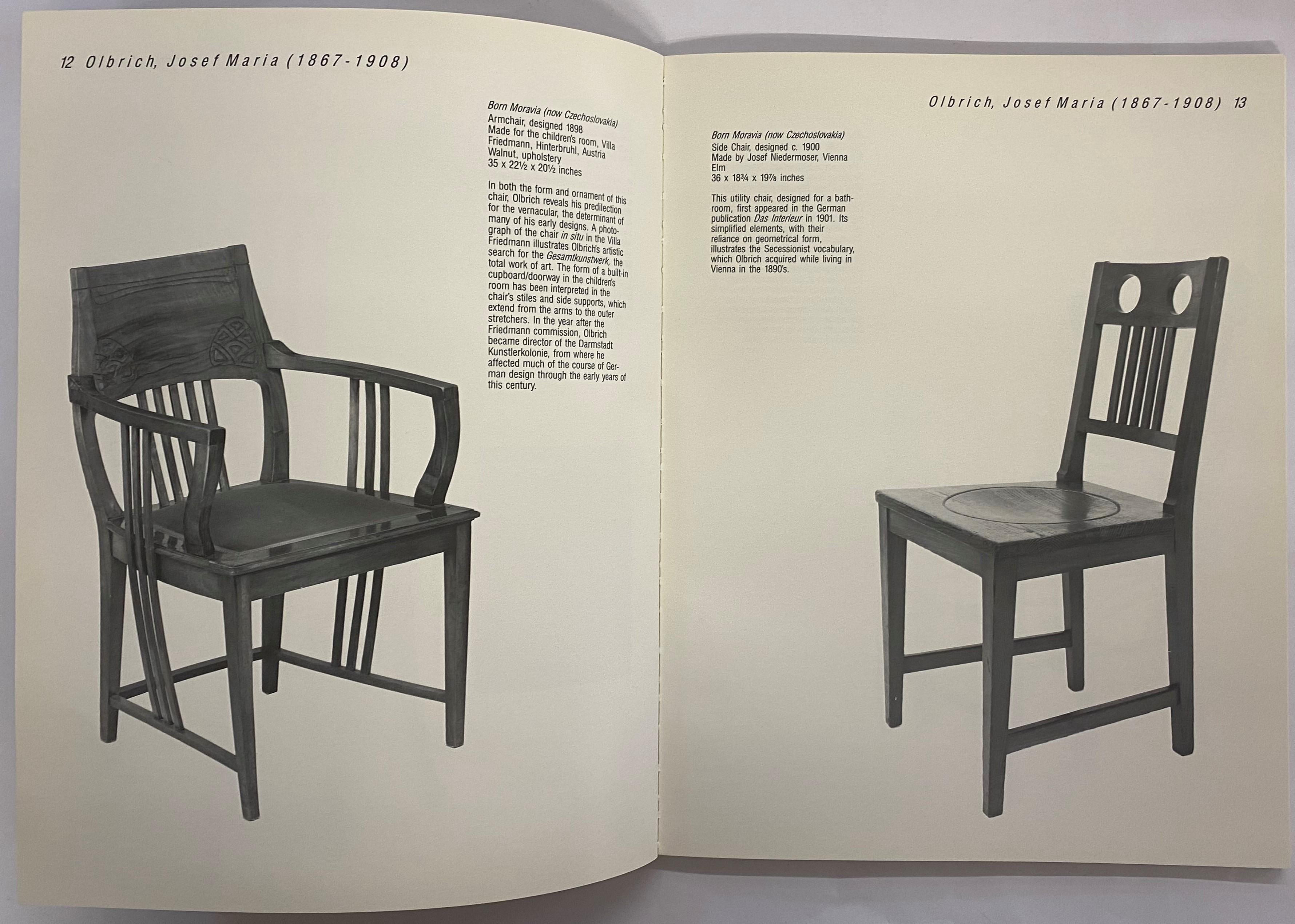 Mackintosh to Mollino: Fifty Years of Chair Design by Derek E. Ostergard (Book) For Sale 1