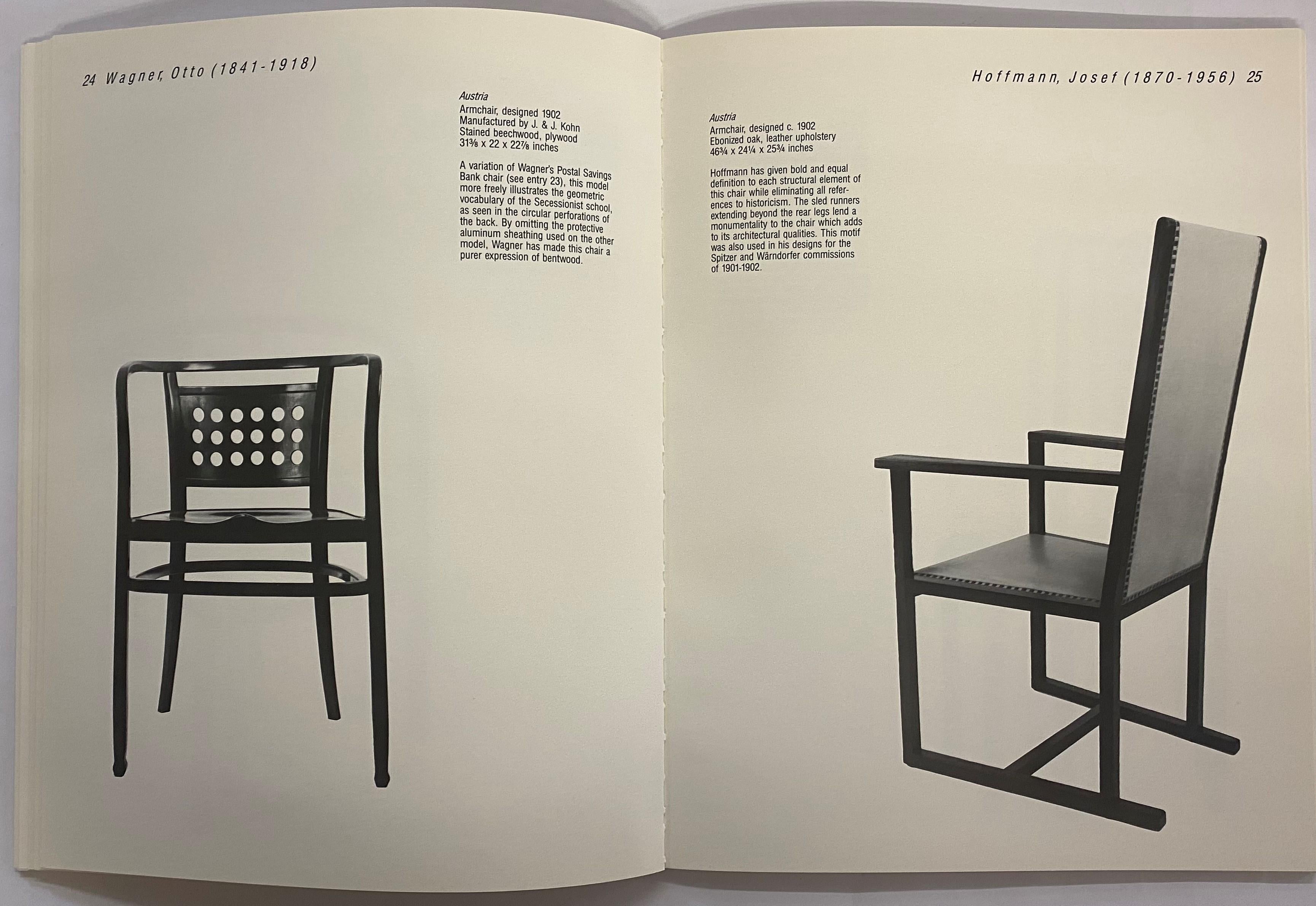 Mackintosh to Mollino: Fifty Years of Chair Design by Derek E. Ostergard (Book) For Sale 4