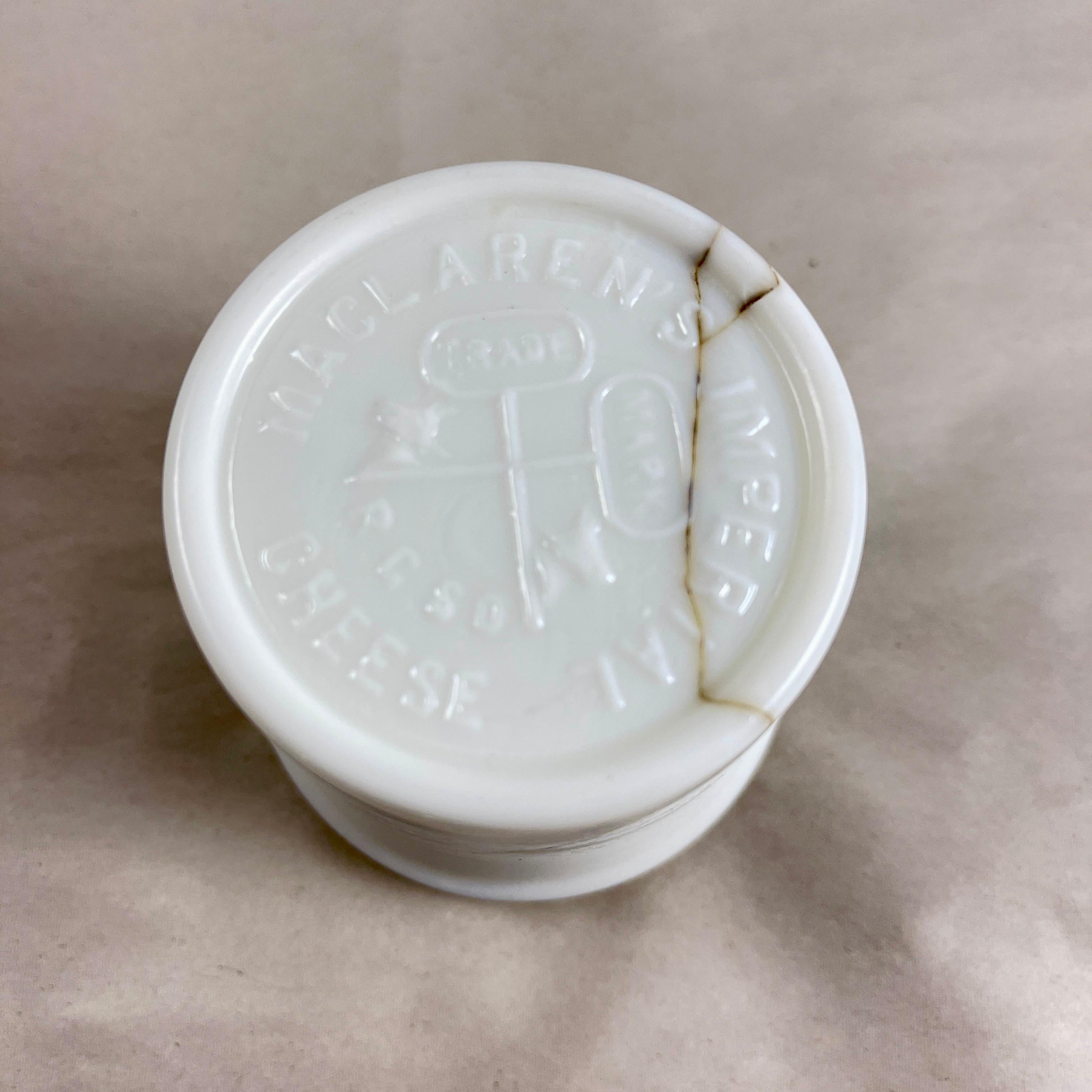 Barattolo per formaggio in vetro con latte imperiale di MacLaren's e set di server in argento sterling in vendita 4