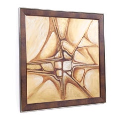 Macmillan Pittura astratta su tela di metà secolo