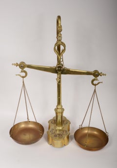 Maco Braga Brass Apothecary Balance Scale