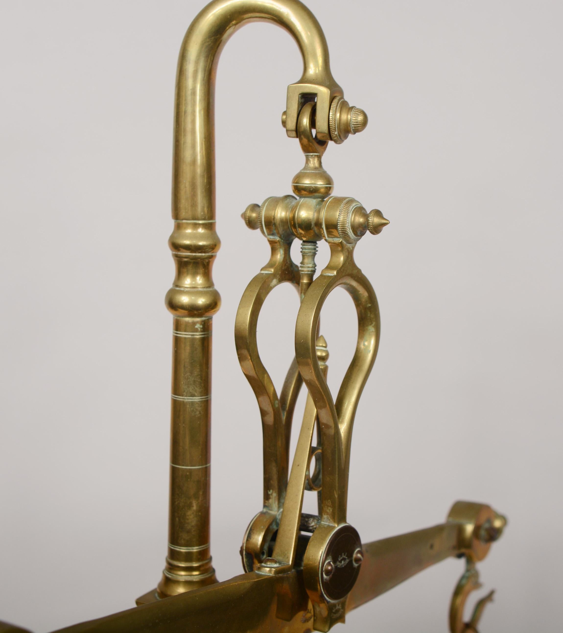 Victorian Maco Braga Brass Apothecary Balance Scale