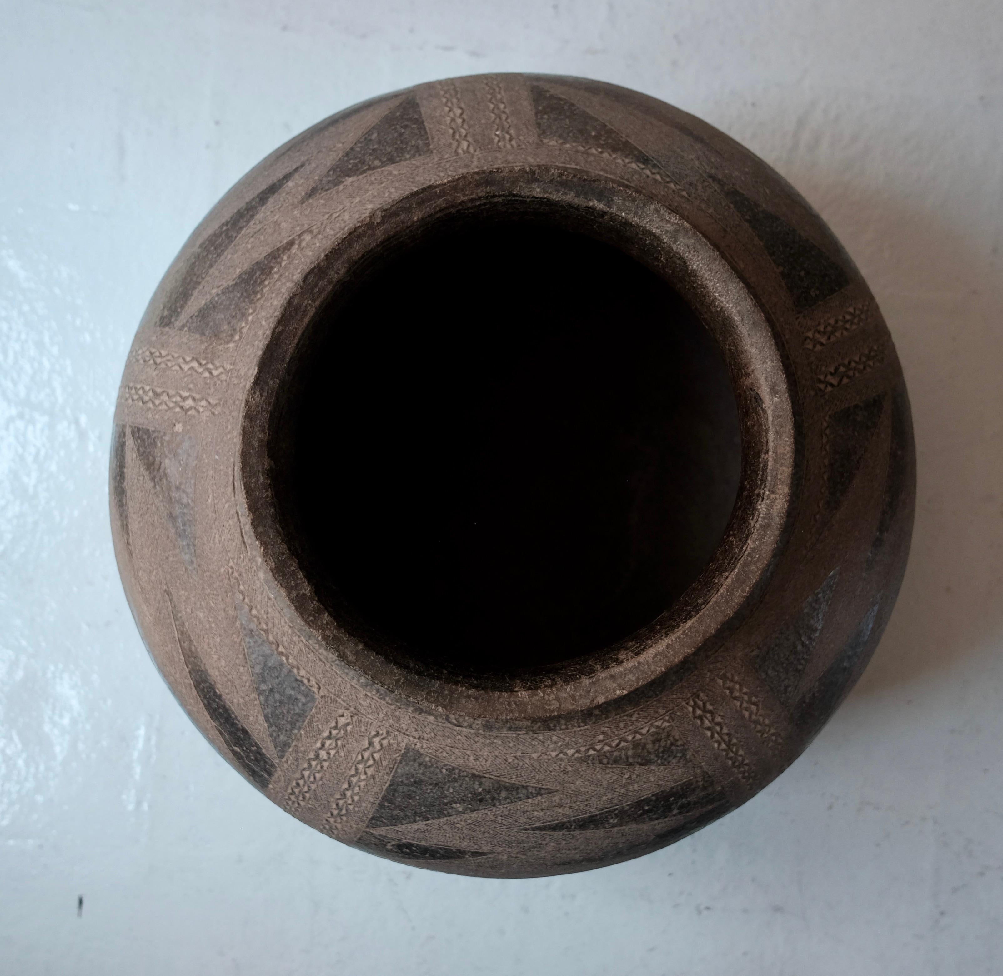 Mozambican Maconde Water Pot from Mozambique, Africa