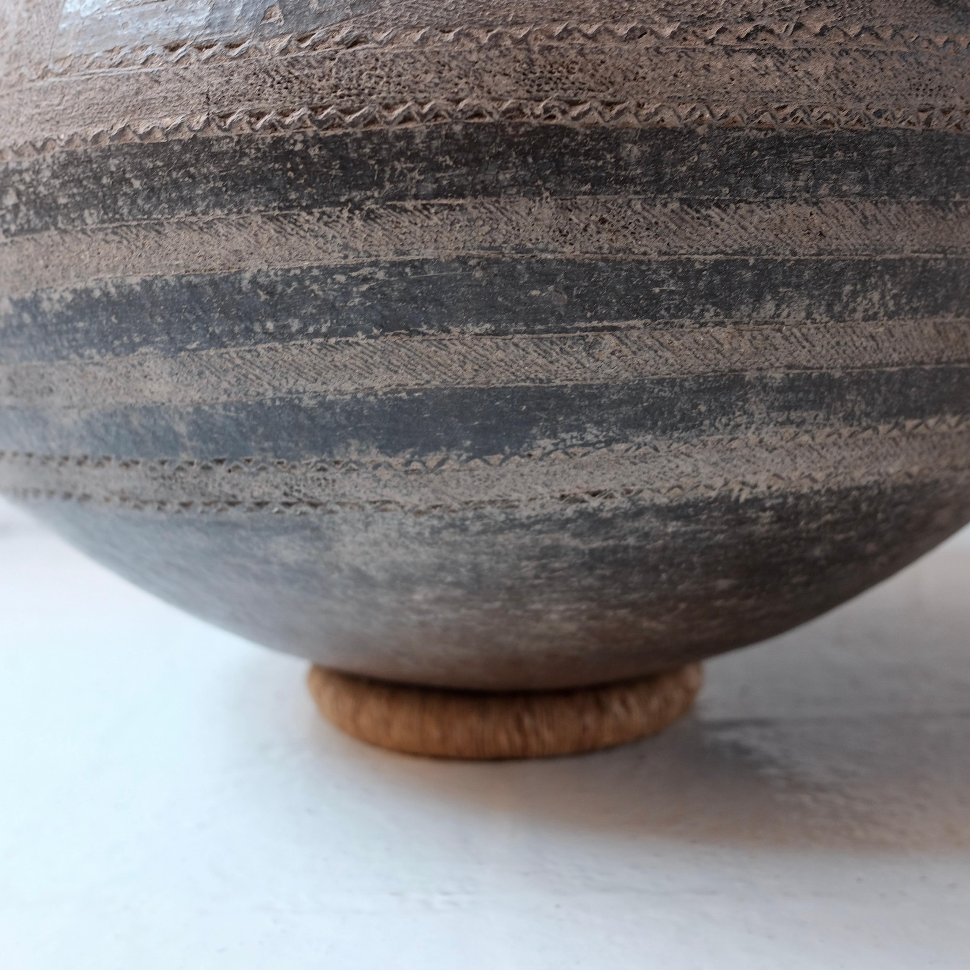 Fired Maconde Water Pot from Mozambique, Africa
