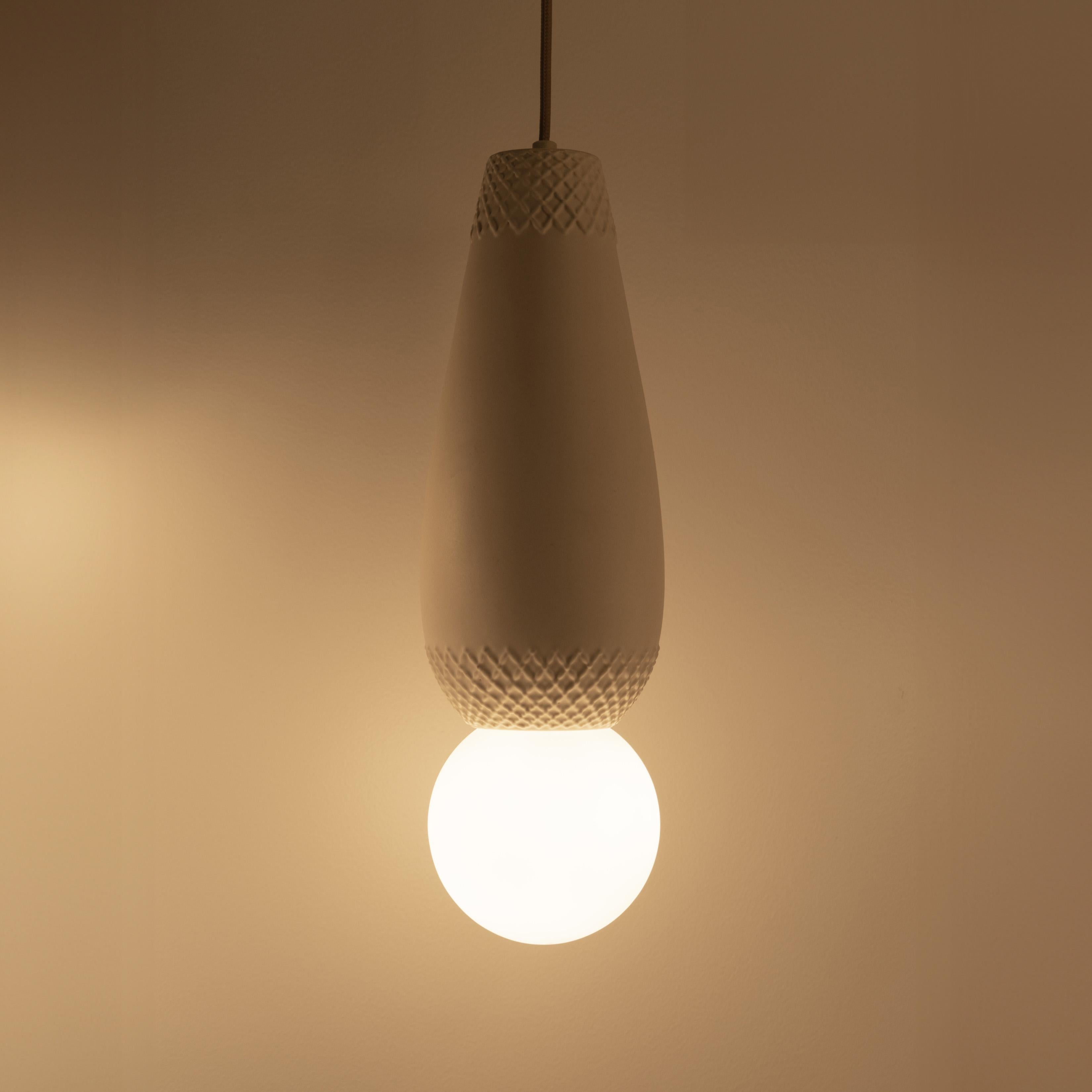 Postmoderno Lampada a sospensione Macrame 02 di Saadia Design in vendita