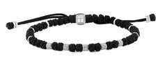 Tateossian Macrame Mykonos Diamond Bracelet (Medium)