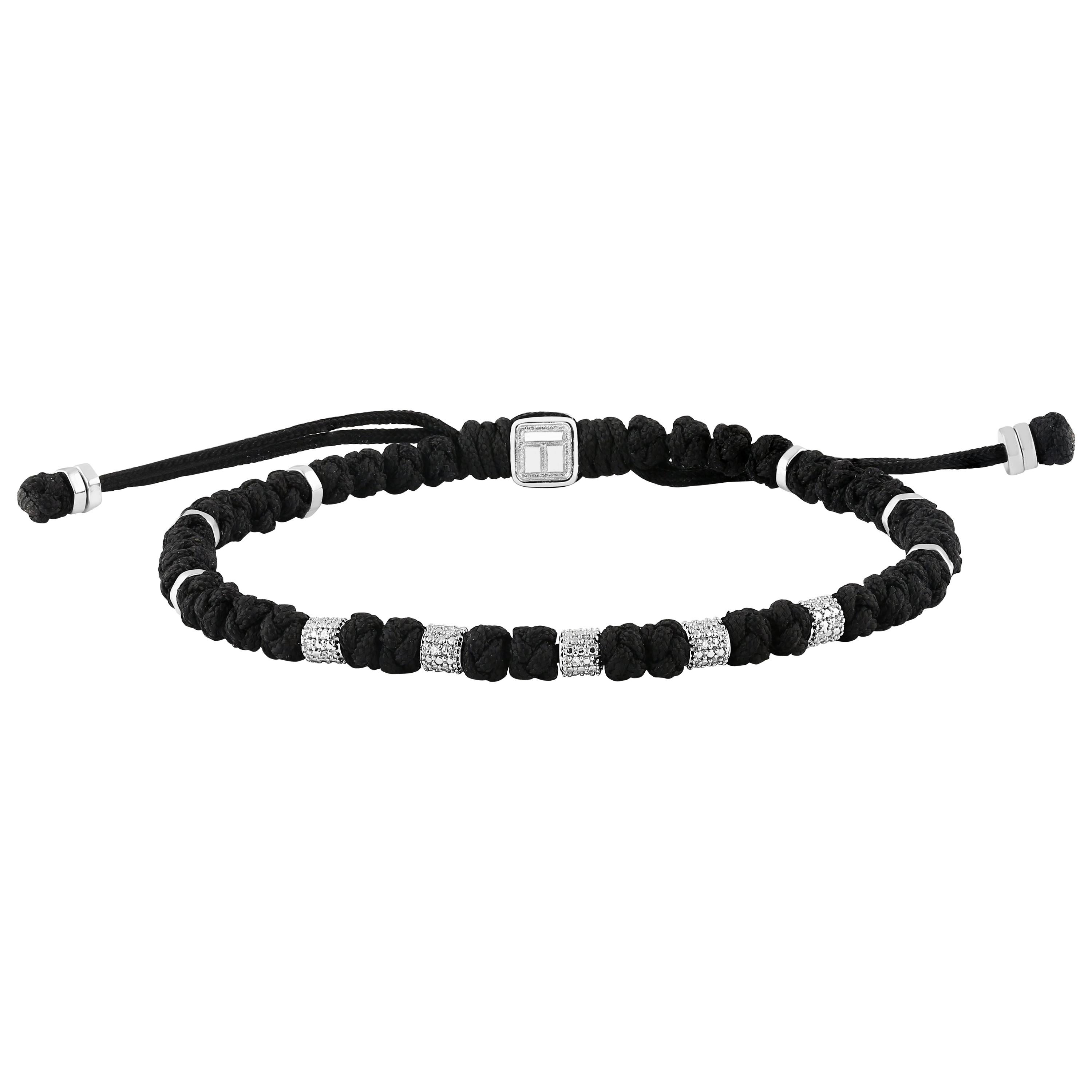 Tateossian Macrame Mykonos Diamond Bracelet (Medium) For Sale