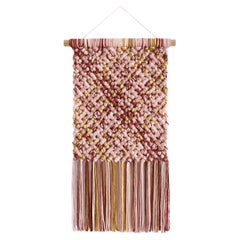 Macrame Wall Hanging, Fiber Art Tapestry Rope Art, PINGUIA#1  - TAMAR SAMPLONIUS