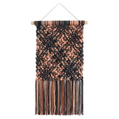 Macrame Wall Hanging, Fiber Art Tapestry Rope Art, PINGUIA#2  - TAMAR SAMPLONIUS